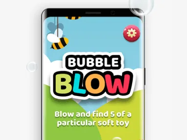 BubbleBlow App key visual