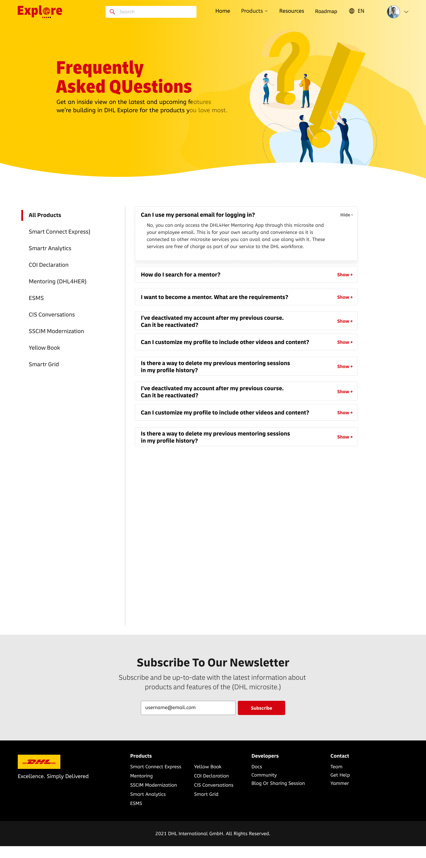 DHL FAQ